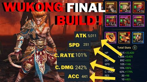 In this guide, I will be completely covering Wukong. . Raid sun wukong build